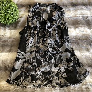 Express | Sheer Ruffle Blouse